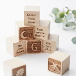 Adventure Personalised Keepsake Building Block - thumbnail 4