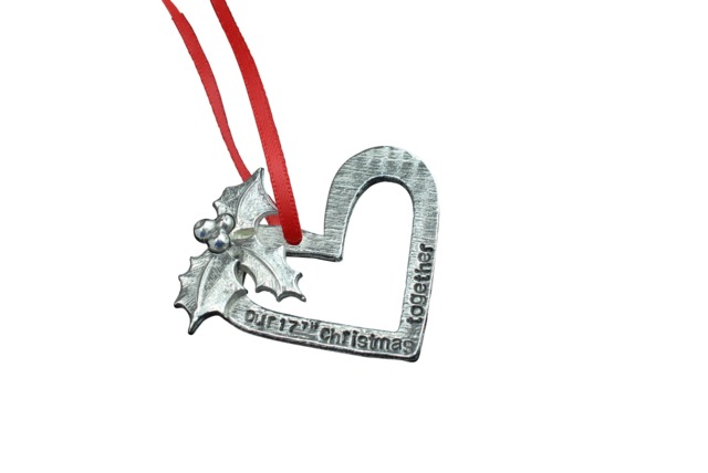 17Th Anniversary Christmas Tree Ornament - Reads Our Together - image 1