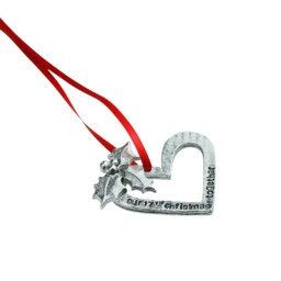 17Th Anniversary Christmas Tree Ornament - Reads Our Together - thumbnail 2