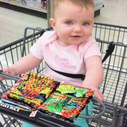 Shopping Cloth Book Montessori Baby Travel Toy - thumbnail 2