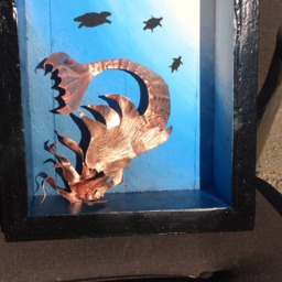Custom, Hand Crafted Copper Mermaid - thumbnail 2