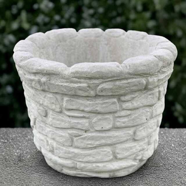 Massive Planter Statue Concrete Flower Pot Sculpture Outdoor Plant Figurine Front Door Decoration Handmade Planter Lover Gift - image 1