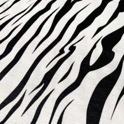 Black & White Cushion Cover With Zebra Pattern - Double Sided Printing Throw Pillow On The Chenille Multi Size Options Oeko-Tex - thumbnail 2