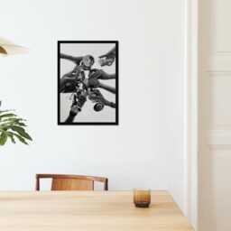 Vintage Cheers Champagne Glasses Print, Luxury Fashion, Fine Art Photography Wall Art, Museum Quality Classic Black & White Poster - thumbnail 2