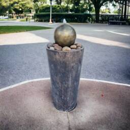 Large Amfissa Ball Fountain Stone Garden Ornament - thumbnail 4