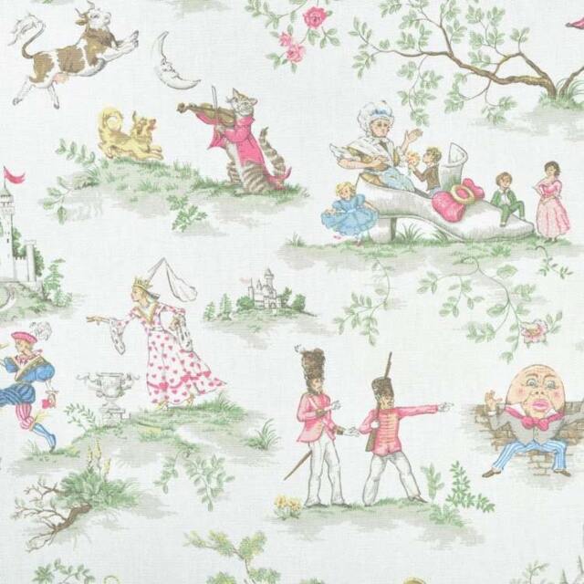 Covington Over The Moon Toile Nursery Print Valance Baby Boy Girl Decor Curtain 52x15 - image 1