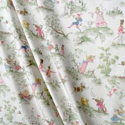 Covington Over The Moon Toile Nursery Print Valance Baby Boy Girl Decor Curtain 52x15 - thumbnail 2