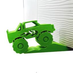 3D Printed Monster Truck Door Stop Kids Room Decor - thumbnail 2