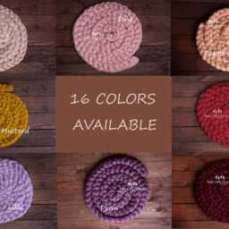 100% Wool Braid, Ivory, Chunky Wool, Ivory Blanket, Photo Prop, Baby Photography, Newborn Photo Props, Shower - thumbnail 3