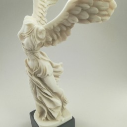 Winged Victory Of Samothrace Statue, Greek Goddess Nike, Alabaster Sculpture - 36cm - thumbnail 3