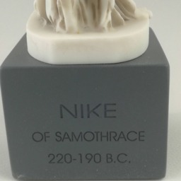 Winged Victory Of Samothrace Statue, Greek Goddess Nike, Alabaster Sculpture - 36cm - thumbnail 4