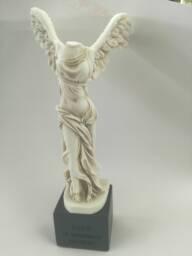 Winged Victory Of Samothrace Statue, Greek Goddess Nike, Alabaster Sculpture - 36cm