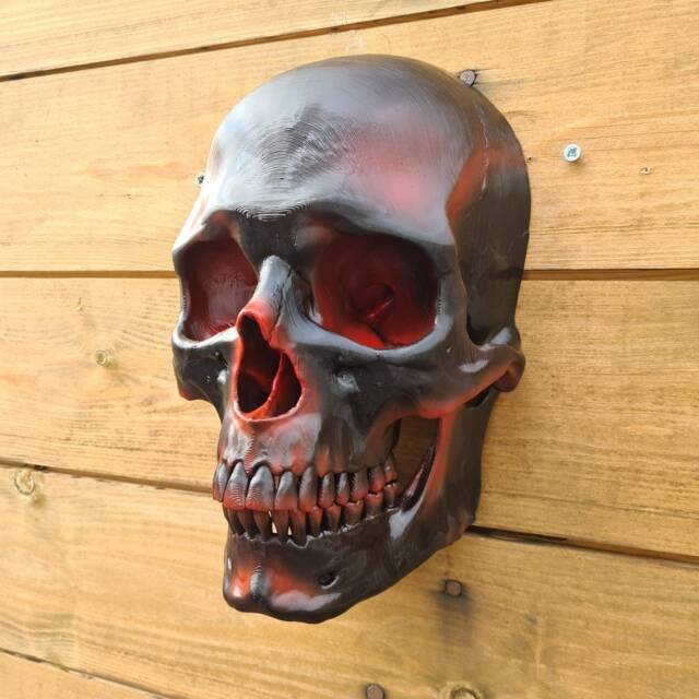 Skull Wall Mount - Gothic Home Decor Custom 3D Printed - image 1