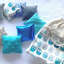 Sensory Cushions, Montessori Grip Pads, Awakening Toy, Set Of 10 Throw Pillows & Original Textures - thumbnail 4