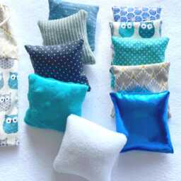 Sensory Cushions, Montessori Grip Pads, Awakening Toy, Set Of 10 Throw Pillows & Original Textures - thumbnail 2