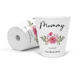 Personalised Mother's Day Flower Pot, Custom Gift, Gift For Mum, Present Grandma, Nanny, Mummy, Nanna, Nan Plant Pot - thumbnail 1