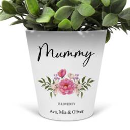 Personalised Mother's Day Flower Pot, Custom Gift, Gift For Mum, Present Grandma, Nanny, Mummy, Nanna, Nan Plant Pot - thumbnail 2