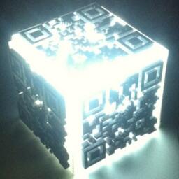 Qr Code 3D Tealight Holder - thumbnail 2