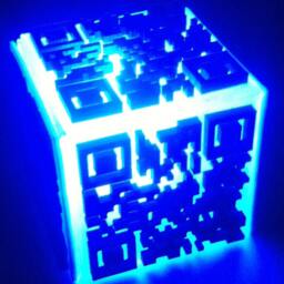 Qr Code 3D Tealight Holder - thumbnail 3