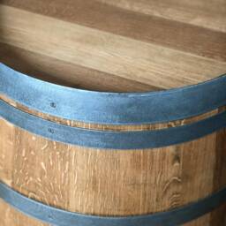 Wine Barrel Coffee Table Oiled - Half Wine - thumbnail 3