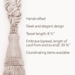 "D??copro Tassel Tieback, Length 8 1/2"" - 21.5cm, Spread 30" - thumbnail 4