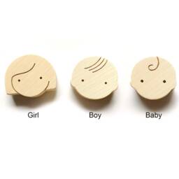 Wooden Animal Mobile Pieces Woodland, Safari, Farm Nursery Decor - thumbnail 3