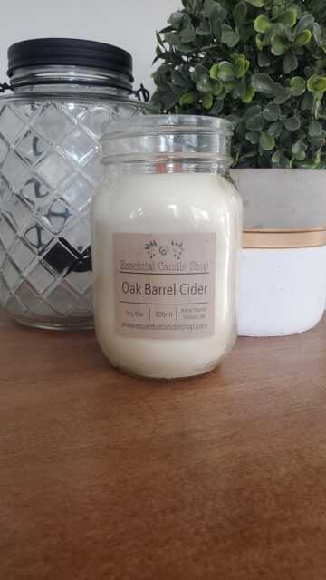 Oak Barrel Cider Soy Candles 500Ml