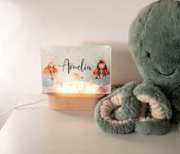 Personalised Mermaid Name Night Light, Girls Bedroom Decor, Baby Nursery Lamp - thumbnail 1