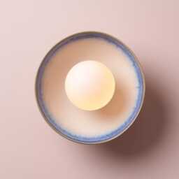 Blue & White Small Dawn Wall Light in Ceramic Oak - thumbnail 3