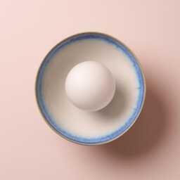 Blue & White Small Dawn Wall Light in Ceramic Oak - thumbnail 1