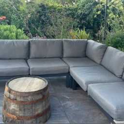 Barrel Side Table Whisky - Sanded & Varnished Ideal Garden Table, Coffee Table , Side Stand, Patio Drinks - thumbnail 3