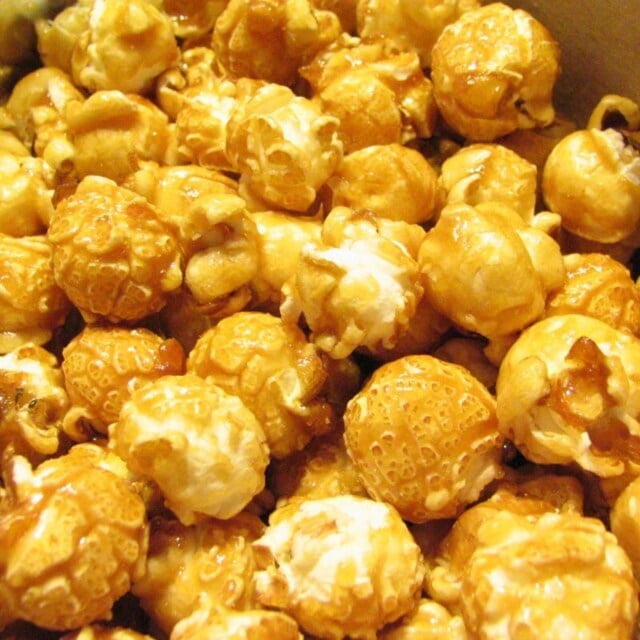 Caramel Popcorn Strong Scented Votive Candle - image 1