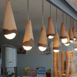 Buy 12 Pay 10 Handmade Ceramic Ice Cream Cone Lamp Fixture
