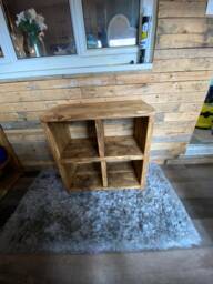 Rustic Reclaimed Wood Kallax Unit/Tv Stand/Sideboard, Bespoke Handmade Furniture