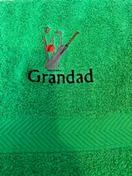 Personalised Cricket Gifts. Towels, Polo Shirts, Sweatshirts, Back Packs - thumbnail 1