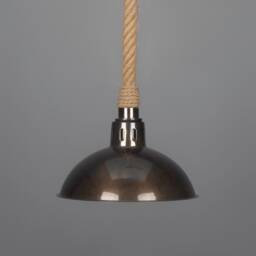 Tahiti Jute Rope Pendant Light With Vintage Brass Shade 11.8'' - 30cm Ip65 - thumbnail 3