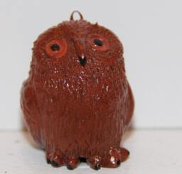 Brown Owl Figurine/Ornament - thumbnail 1
