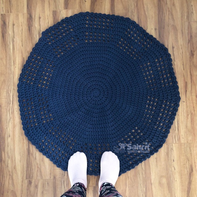 English Instant Download Pattern Crochet Ocean Rug Baby Nursery - image 1