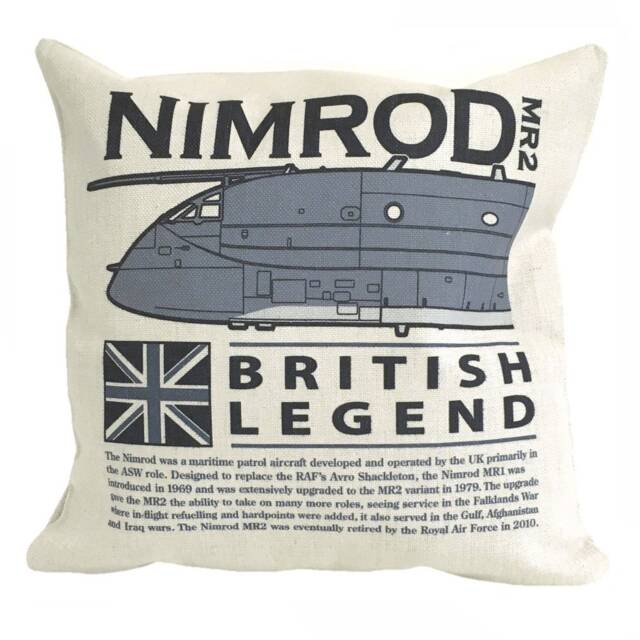 Hawker Siddeley Nimrod Raf Maritime Patrol Aircraft Cushion Inner Included - image 1
