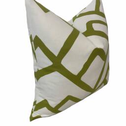 Schumacher Zimba Exuberant Prints Collection Soft Chartreuse Cushion Cover Pillow Double Sided - thumbnail 3