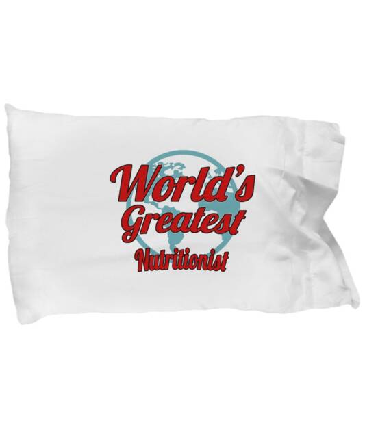 Nutritionist Pillow Case - Nutritionist Gifts For Women & Men, Standard Sized Pillowcase Perfect Gift Nutritionism Student Prac