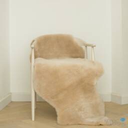 Large Oyster Shearling Xl Sheepskin, Double Upholstery, Short Cut Interior Decor, Sheepskin Throw, Chair Cover - thumbnail 2