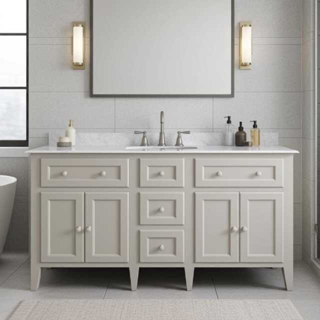 New Country Single Sink Vanity Unit - Any Colour - image 1