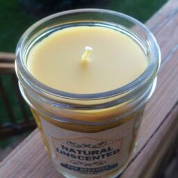 Pure Beeswax Mason Jar Candle - 8 Oz - thumbnail 2