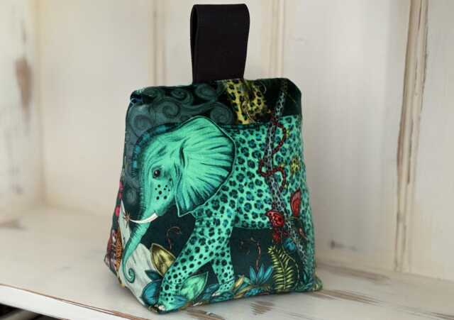 Emma J Shipley Cotton Velvet Fabric Door Stop Lost Paradise Fantasy - image 1