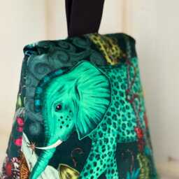 Emma J Shipley Cotton Velvet Fabric Door Stop Lost Paradise Fantasy - thumbnail 3