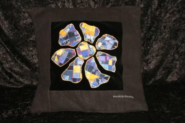 Decorative Pillowcase in Patchwork Style - image 1