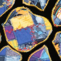 Decorative Pillowcase in Patchwork Style - thumbnail 3