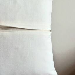 Handmade Punch Needle Floral Pillow Cover Tufted Linen Cushion - thumbnail 4
