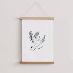Peace Dove Print, Christian Wall Art, Scripture Prints, Gifts, Home Decor, Gifts For Friend - thumbnail 3